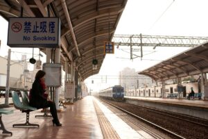 woman, platform, waiting, train, tracks, train station, traveler, platform, waiting, waiting, train, train, train, train, train, train station, train station, train station, train station